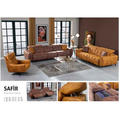  MAYIS SMART  LEATHER Sofa Set